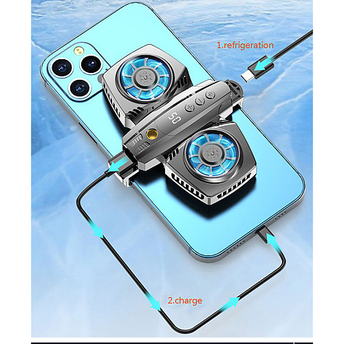 Універсальний напівпровідниковий радіатор-вентилятор для смартфона Union PUBG Mobile K4 Silver