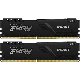 Модуль пам'яті DDR4 2x32GB/3200 Kingston Fury Beast Black (KF432C16BBK2/64)