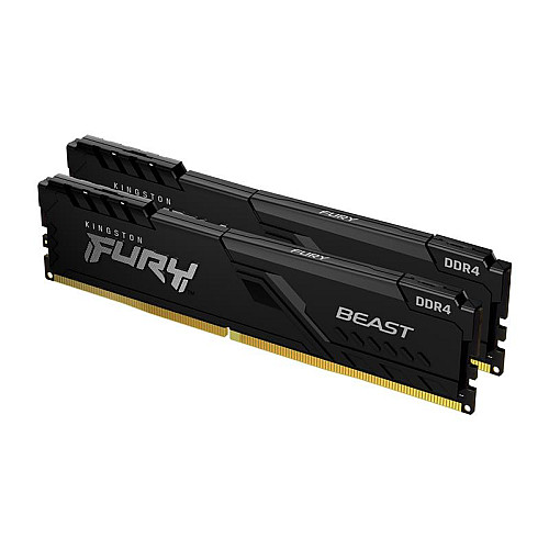 Модуль пам'яті DDR4 2x32GB/3200 Kingston Fury Beast Black (KF432C16BBK2/64)