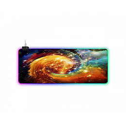 Ігрова поверхня для комп'ютерної миші та клавіатури RGB з підсвіткою UKC 80х30 см G-626