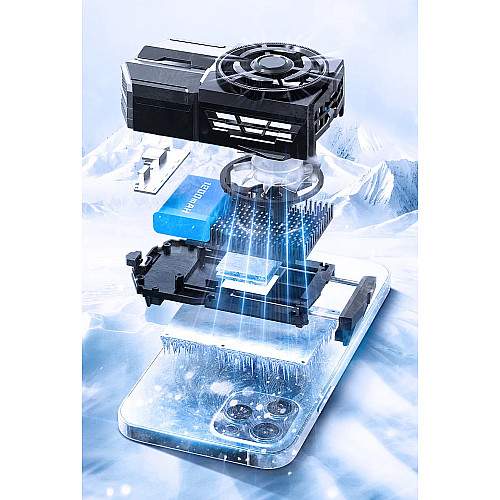 Полупроводниковый радиатор-вентилятор с батареей 1200 mAh (кулер) для смартфона MEMO PUBG Mobile DL- A 05