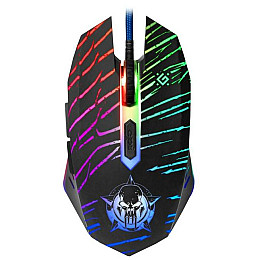 ИТ-набор мышь/коврик Defender Dark Agent GM-590L Черный (52590)