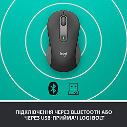 Мышь Logitech Signature M650 Wireless Graphite Черный (910-006253)