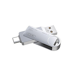 USB-накопитель XO DK03 Type C 32Gb USB Flash Drive 3.0 32 Гб Steel