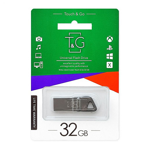 USB-накопитель T&G 32Gb Metal 114 USB Flash Drive 2.0 32 Гб Black
