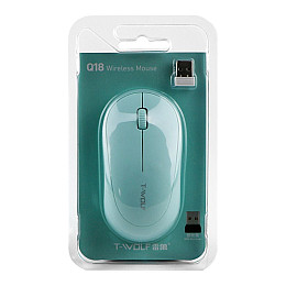 Беспроводная оптическая мышка T-Wolf Q18 2.4G Mini USB 2.4G 1000 DPI Blue