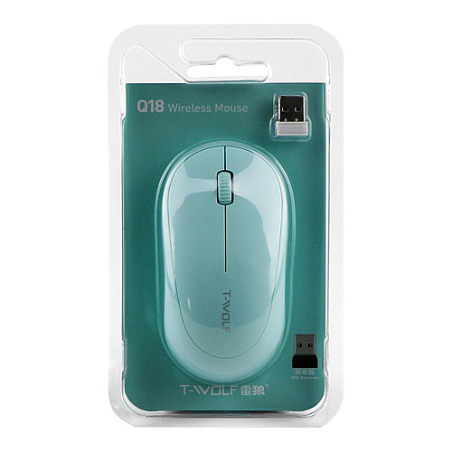 Беспроводная оптическая мышка T-Wolf Q18 2.4G Mini USB 2.4G 1000 DPI Blue