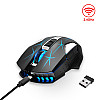 Мышь беспроводная с аккумулятором HXSJ T300 2.4 G Hz Black