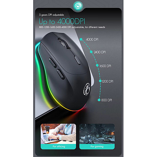 Мышь беспроводная Imice G905 2,4G Bluetooth