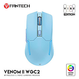 Игровая беспроводная мышка Fantech WGC2 Venom II Vibe RGB 2000 DPI 125Hz Blue