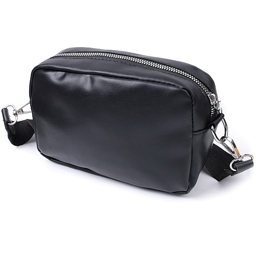 Женская сумка кросс-боди из экокожи Vintage 22796 Черный 19,5х12,5х6,5 см