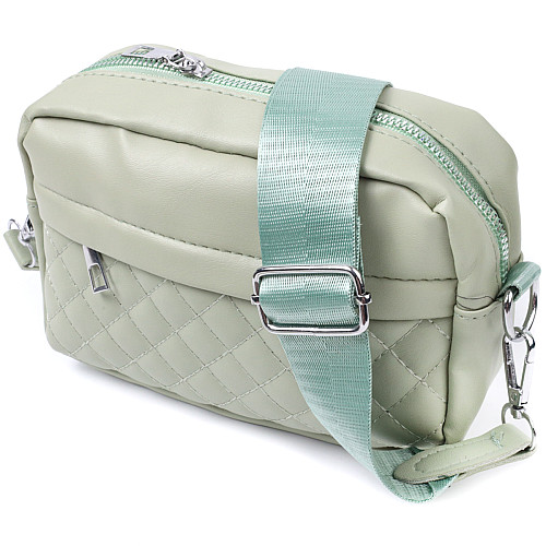 Женская сумка кросс-боди из экокожи Vintage 22797 Фисташковый 19,5х12,5х6,5 см