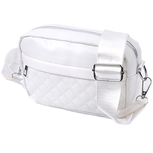 Женская сумка кросс-боди из экокожи Vintage 22798 Белый 19,5х12,5х6,5 см