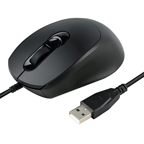 Компьютерная проводная мышь T-Wolf V2 Fashion 800-1600 DPI 1.4 м Черный