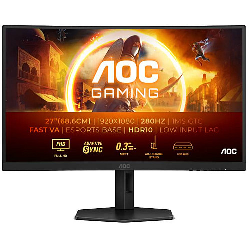 Монитор 27" AOC C27G4ZXU Black (7022444)