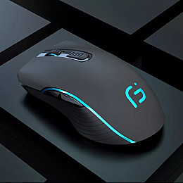 Мишка бездротова ігрова Gamousе X9 з акумулятором та підсвіткою Black 2,4G Bluetooth