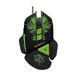 Ігрова комп'ютерна миша No Brand Polosmart PGS302 провідна з RGB підсвіткою USB Black