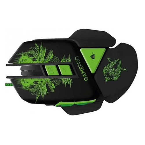 Ігрова комп'ютерна миша No Brand Polosmart PGS302 провідна з RGB підсвіткою USB Black