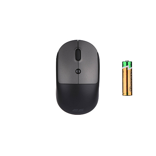 Мишка бездротовий 2E MF218 Silent WL BT чорний-сірий