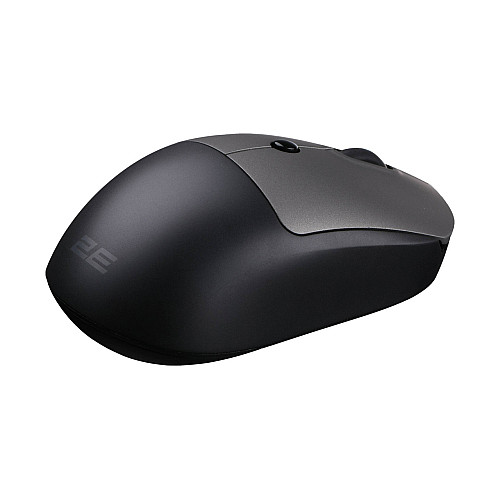 Мишка бездротовий 2E MF218 Silent WL BT чорний-сірий