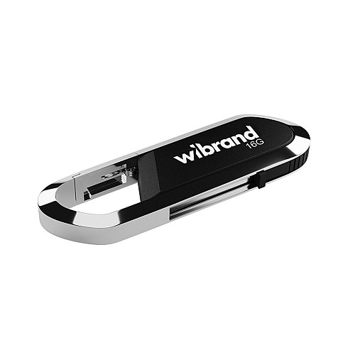 Флеш память USB Wibrand 16 GB Aligator USB 2.0 Black (36698_3608916)