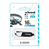Флеш память USB Wibrand 16 GB Aligator USB 2.0 Black (36698_3608916)