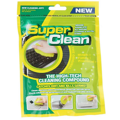 Гель для чистки клавіатури No Brand Super Clean Зелений 80 г (UD066)