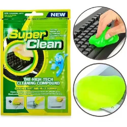 Гель для чистки клавіатури No Brand Super Clean Зелений 80 г (UD066)