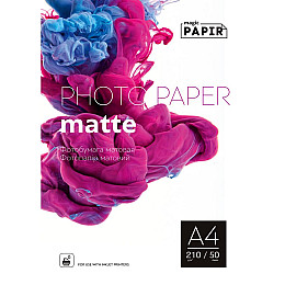 Фотобумага матова Magic A4 210 г/м2 Білий 50 шт (10031)
