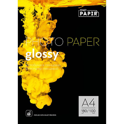 Фотопапір Magic A4 180 г/м2 глянцевий Білий 100 шт