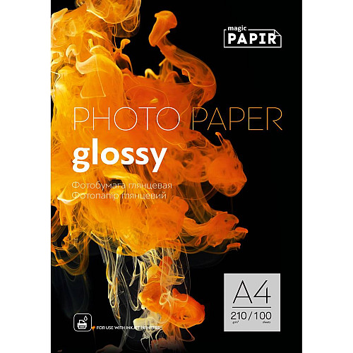 Фотопапір Magic A4 210 г/м2 глянцевий Білий 100 шт