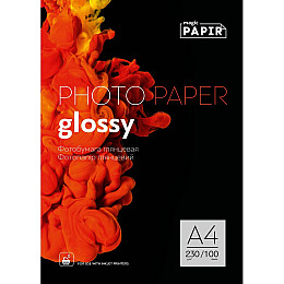 Фотопапір Magic A4 230 г/м² глянцевий Білий 100 шт