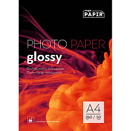 Фотопапір Magic A4 260 г/м2 глянцевий Білий 50 шт