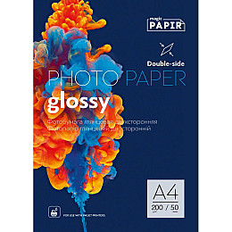 Фотопапір Magic A4 200 г/м2 двосторонній глянець Білий 50 шт