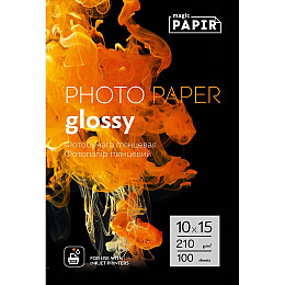 Фотопапір Magic 210 г/м2 глянцевий 10х15 см Білий 100 шт