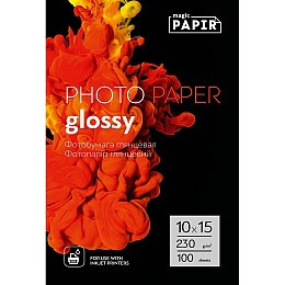 Фотопапір Magic 230 г/м2 глянцевий 10х15 см Білий 100 шт