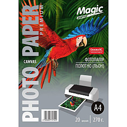 Фотобумага Magic Premium А4 холст Лен RC 270 г/м² Белый 20 шт