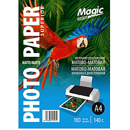 Фотопапір Magic Superior A4 140 г/м2 двосторонній матовий Білий 100 шт