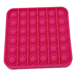 Антистресс Игрушка Pop it Розовый Квадрат