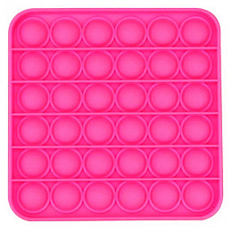 Антистресс Игрушка Pop it Розовый Квадрат