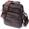 Сумка с ручкой для мужчин Vintage 22865 17х19,5х7 см Коричневый