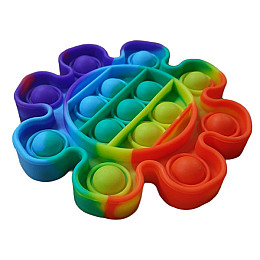 Антистресс Игрушка Pop it Радужный Цветок