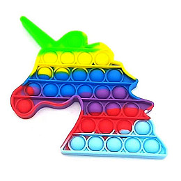 Антистресс Игрушка Pop it Радужный Единорог