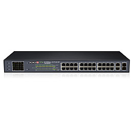 PoE-комутатор Provision-ISR PoES-24370CL+2G+2SFP 24 порти PoE (292930)