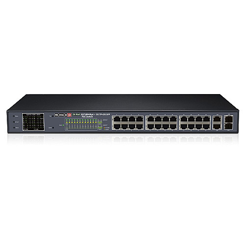 PoE-комутатор Provision-ISR PoES-24370CL+2G+2SFP 24 порти PoE (292930)