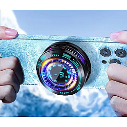 Радіатор-вентилятор кулер для смартфона Sarafox F29 0,8х0,8 см Чорний