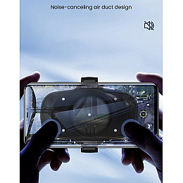 Кулер полупроводниковый для смартфона MEMO K12 PUBG Mobile напальчники 9,2х5,9х3,4 см Черный