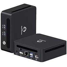 Мини-ПК GenMachine Ren 4000 Ryzen 3 4300U RAM 8GB SSD 256GB LAN Wi-Fi Bluetooth Windows 11 Черный (2131)