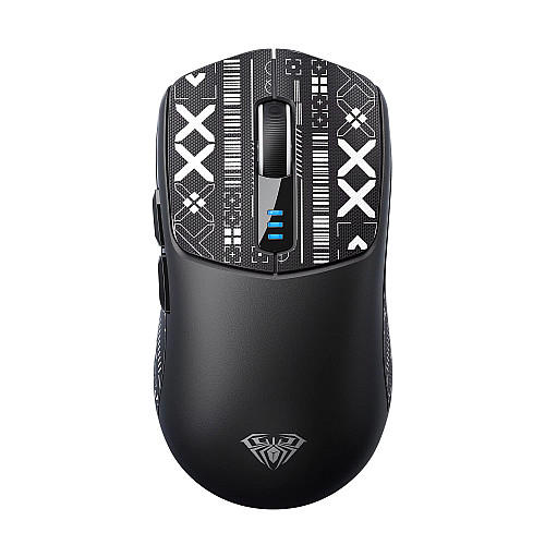 Мышь беспроводная Aula SC580 PAW3325 Print 12000 DPI 2.4G Bluetooth Black