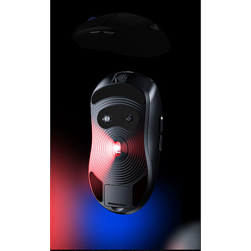 Мышь беспроводная Aula SC580 PAW3325 Print 12000 DPI 2.4G Bluetooth Black